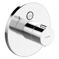 Hansa Electra Fertigset für Brause-Batterie, Rosette rund, 3V, Bluetooth, Chrom, 819190... HANSA-81919009 4057304016943 (Abb. 1)