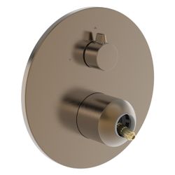 Hansa Fertigmontageset für zwei Abgänge, Rosette rund, Bronze gebürstet, 8260902081... HANSA-8260902081 4057304024559 (Abb. 1)