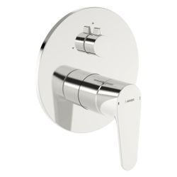 Hansa Vantis Einhebel-Wannen- und Brausearmatur, Unterputz, Fertigmontageset, Rosette r... HANSA-82609023 4057304022807 (Abb. 1)