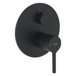 Hansa Vantis Einhebel-Wannen- und Brausearmatur, Unterputz, Rosette rund, Matt-Schwar... HANSA-8260902733 4057304023163 (Abb. 1)