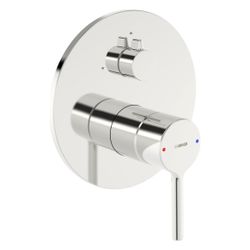 Hansa Vantis Einhebel-Wannen- und Brausearmatur, Unterputz, Fertigmontageset, Rosette r... HANSA-82609027 4057304022814 (Abb. 1)
