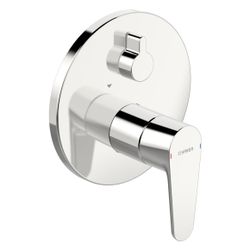 Hansa Vantis Einhebelmischer Fertigmontageset für Wanne/Brause 8260 Rosette rund Chrom ... HANSA-82609063 4057304017353 (Abb. 1)