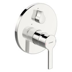 Hansa Ronda Einhebelmischer Fertigmontageset für Wanne/Brause 8384 Rosette rund mit Sic... HANSA-83843573 4015474287099 (Abb. 1)