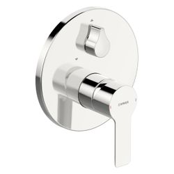 Hansa Ligna Einhebelmischer Fertigmontageset für Wanne/Brause 8385 Rosette rund mit Sic... HANSA-83853503 4015474279438 (Abb. 1)