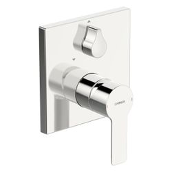 Hansa Ligna Einhebelmischer Fertigmontageset für Wanne/Brause 8385 Rosette eckig Chrom... HANSA-83859513 4015474279414 (Abb. 1)