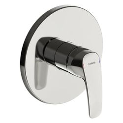 Hansa Pinto Einhebelmischer Fertigmontageset für Brausebatterie 8527 Rosette rund Chrom... HANSA-85279183 4057304003851 (Abb. 1)