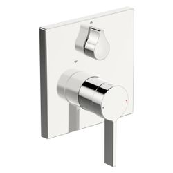 Hansa Loft Einhebelmischer Fertigmontageset für Wanne/Brause 8760 Rosette eckig Chrom... HANSA-87609003 4015474287051 (Abb. 1)