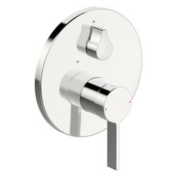 Hansa Loft Einhebelmischer Fertigmontageset für Wanne/Brause 8772 Rosette rund mit Sich... HANSA-87723003 4015474287020 (Abb. 1)