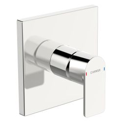 Hansa Stela Einhebelmischer Fertigset für Brause-Batterie 8785 Rosette eckig Chrom... HANSA-87859073 4057304015243 (Abb. 1)