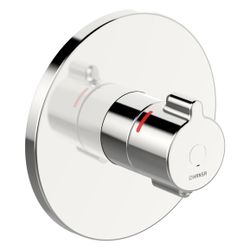 Hansa Clinica Fertigmontageset für Brausebatterie, Rosette rund, Chrom, 88609085... HANSA-88609085 4057304012556 (Abb. 1)