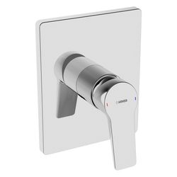 Hansa Twist Einhebelmischer Fertigmontageset für Brausebatterie 8985 Rosette eckig Chro... HANSA-89859083 4015474285552 (Abb. 1)