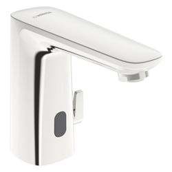 Hansa Electra Waschtischarmatur, Standmontage, Sensor, Bluetooth, 3V, Heißwasserspe... HANSA-921022190005 4057304019319 (Abb. 1)