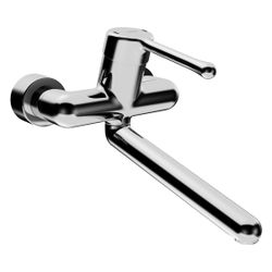 Hansa Medipro Einhebel-Waschtisch- und Küchenarmatur, Bedienhebel lang, Chrom, 02572206... HANSA-02572206 4015474267282 (Abb. 1)