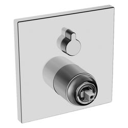 Hansa Varox Pro Fertigmontageset für Wanne/Brause, Rosette eckig, Chrom, 40529073... HANSA-40529073 4015474274686 (Abb. 1)
