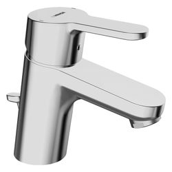 Hansa Primo Einhebel-Waschtischbatterie, Zugstangen-Ablaufgarnitur, Ausladung 107mm, DN... HANSA-49402203 4015474253988 (Abb. 1)
