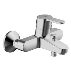 Hansa Primo Einhebel-Wannenfüll- und Brausebatterie, Ausladung 155mm, DN 15, Chrom, 494... HANSA-49442103 4015474254039 (Abb. 1)