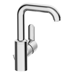 Hansa Primo Einhebel-Waschtischbatterie, Zugstangen-Ablaufgarnitur, Ausladung 142mm, DN... HANSA-49542203 4015474274884 (Abb. 1)