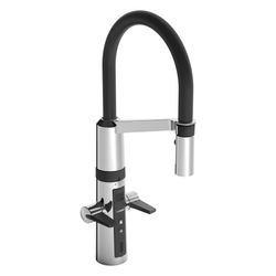 Hansa Fit Küchenarmatur mit Spülmaschinenventil 6526 2-strahlig 230/5V Ausladung 200mm ... HANSA-65262213 4057304004544 (Abb. 1)