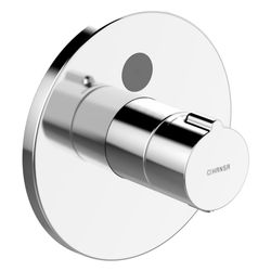 Hansa Electra Fertigmontageset für Brausebatterie, Rosette rund, 3V, Chrom, 81909001... HANSA-81909001 4057304004865 (Abb. 1)