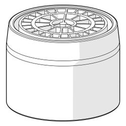 Hansa Luftsprudler für Oras Group, Laminarstrahl, M22x1, Chrom, 1003610V... HANSA-1003610V 6414150090325 (Abb. 1)