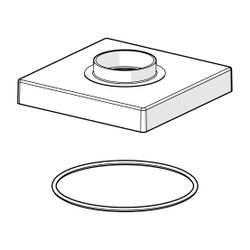 Hansa Rosette, 75x75mm, Chrom, 1003885V... HANSA-1003885V 6414150097218 (Abb. 1)