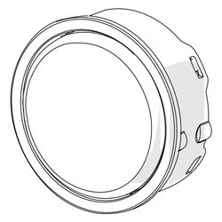 Hansa Druckknopf für Oras Group, 3V, Chrom, 1004296V... HANSA-1004296V 6414150088957 (Abb. 1)