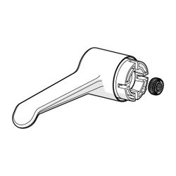 Hansa Absperrgriff Länge 150mm, Chrom, 1004311V... HANSA-1004311V 6414150096082 (Abb. 1)