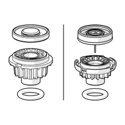 Hansa Membrane für Magnetventil, 1006500V... HANSA-1006500V 6414150100307 (Abb. 1)