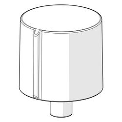 Hansa Mengen-Einstell-Griff für Oras Group, Chrom, 1006775V... HANSA-1006775V 6414150103971 (Abb. 1)