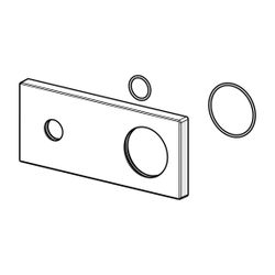 Hansa Abdeckplatte Oras Group 175x75mm, Chrom, 1008244V... HANSA-1008244V 6414150100512 (Abb. 1)