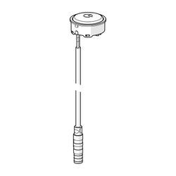 Hansa Druckknopf für Unterputz-Einbaukörper, 1010225V... HANSA-1010225V 6414150100697 (Abb. 1)