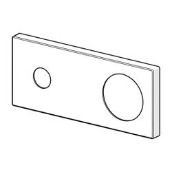 Hansa Abdeckplatte Oras Group 175x75mm, Chrom, 1012277V... HANSA-1012277V 6414150101427 (Abb. 1)