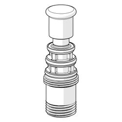 Hansa Umstellung für Oras Group, Matt-Schwarz, 1017316V-33... HANSA-1017316V-33 6414150106149 (Abb. 1)