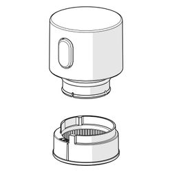 Hansa Temperatur-Wählgriff für Oras Group, Bronze gebürstet, 1018476V-81... HANSA-1018476V-81 6414150106316 (Abb. 1)