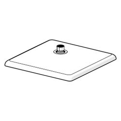 Hansa Kopfbrause für Oras Group, 250x250mm, Matt-Schwarz, 1019738V-33... HANSA-1019738V-33 6414150107498 (Abb. 1)