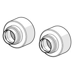 Hansa Rosette, 65mm, Verbundwerkstoff, Chrom, 290014... HANSA-290014 6414150103742 (Abb. 1)