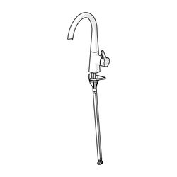 Hansa Designo Style Einhebel-Küchenarmatur, Standmontage, schwenkbarer Auslauf, Bronz... HANSA-5101228381 4057304020230 (Abb. 1)