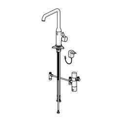 Hansa Vantis Style Einhebel-Küchenarmatur, Standmontage, Hybrid Bluetooth, 230/9V, Ma... HANSA-5421220933 4057304019906 (Abb. 1)