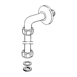 Hansa Anschlussrohr für Wasserhahn, 59901431... HANSA-59901431 4015474104655 (Abb. 1)