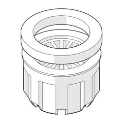 Hansa Luftsprudler, M22/24, Niederdruck, 59901553... HANSA-59901553 4015474124363 (Abb. 1)