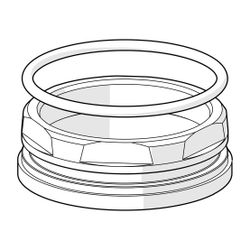 Hansa Ringschraube, M50x1, Schlüsselweite 45, 59904775... HANSA-59904775 4015474170711 (Abb. 1)