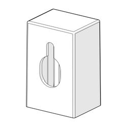 Hansa Kunststoffadapter für Unterputz-Einbaukörper, 59904778... HANSA-59904778 4015474170728 (Abb. 1)