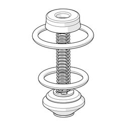 Hansa Dichtungskit für Unterputz-Einbaukörper, 59904791... HANSA-59904791 4015474171084 (Abb. 1)