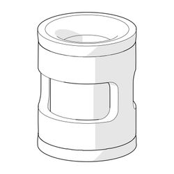 Hansa Schalldämpfer für Unterputz-Einbaukörper, 59904792... HANSA-59904792 4015474171091 (Abb. 1)