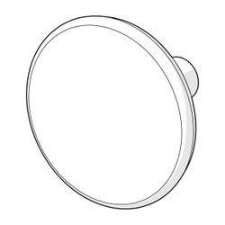 Hansa Druckknopf für Unterputz-Einbaukörper, Chrom, 59904828... HANSA-59904828 4015474172173 (Abb. 1)