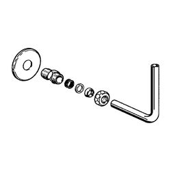 Hansa Rohr für Wasserhahn, Länge 210mm, 59905126... HANSA-59905126 4015474191495 (Abb. 1)