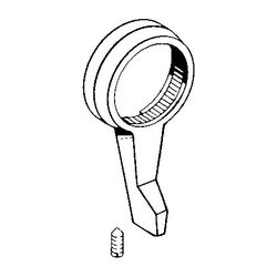 Hansa Absperrhebel für Thermostatarmaturen, Chrom, 59905722... HANSA-59905722 4015474231849 (Abb. 1)