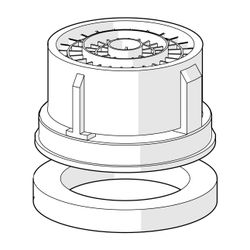 Hansa Luftsprudler, M22/M24, 59905901... HANSA-59905901 4015474245686 (Abb. 1)