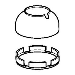 Hansa Abdeckkappe für Wasserhahn, Chrom, 59906563... HANSA-59906563 4015474368071 (Abb. 1)