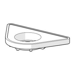 Hansa PVC-Befestigungsplatte, 59910008... HANSA-59910008 4015474476264 (Abb. 1)